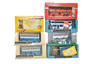 A group of Seven CSM and ABC Diecast 1/76 Model Bus / Coach issues within the theme realm of