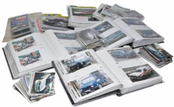 Police car / vehicle collectables comprising a group of three large albums containing Police Vehicle