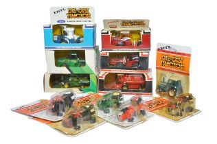Ertl 1/64 Farm Model issues comprising boxed and carded tractors as shown.