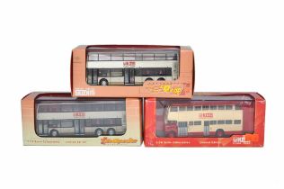 A group of Three Cars Workshop Diecast 1/76 Model Bus / Coach issues within the theme realm of