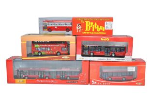 A group of Four Creative Master Northcord Diecast 1/76 Model Bus / Coach issues within the theme