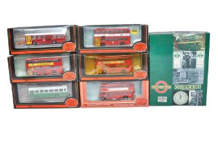 A group of Seven EFE Diecast 1/76 Model Bus / Coach issues within the theme realm of London