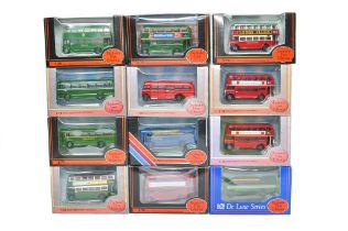 A group of Twelve EFE Diecast 1/76 Model Bus / Coach issues within the theme realm of London