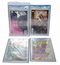 Graded Comic Books comprising of four issues to include; 1)Uncanny X-Men #455 - Marvel Comics 4/05 -