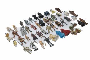 A collection of approx. Fifty Star Wars Action Figures as shown, mostly post 1995.