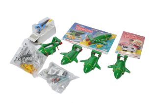 Thunderbirds comprising a group of Matchbox Diecast vehicles including boxed and unboxed issues as