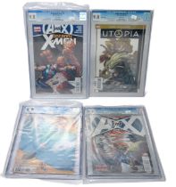 Graded Comic Books comprising of four issues to include; 1) Uncanny X-Men #12 - Marvel Comics 7/12 -