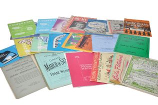 Sheet Music, (mostly for piano) comprising a collection of vintage publications as shown. Some