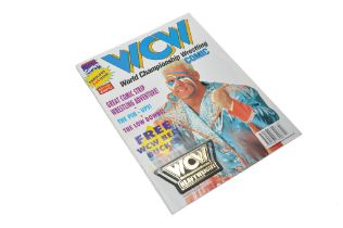 Marvel Comics WCW - World Championship Wrestling Comic - 1st Issue - July 92. with original WCW Belt