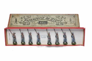 Toy Soldiers / Metal Figures comprising Britains set No. 141 French Infanterie de Ligne .