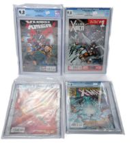 Graded Comic Books comprising of four issues to include; 1)Uncanny X-Men #13 - Marvel Comics 11/16 -