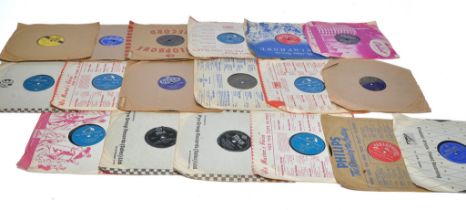 A group of vintage 10" Records, Capitol, His Masters Voice, Parlophone and others as shown. Mostly