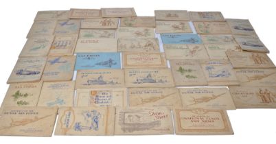 A large collection of vintage John Player Cigarette Cards contained within 43 themed albums to
