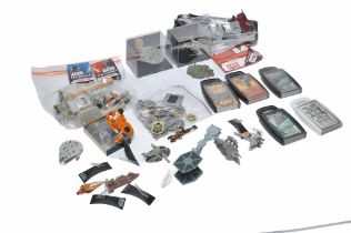 Assorted Star Wars Collectables comprising miniature diecast vehicles, playing cards, top trumps,