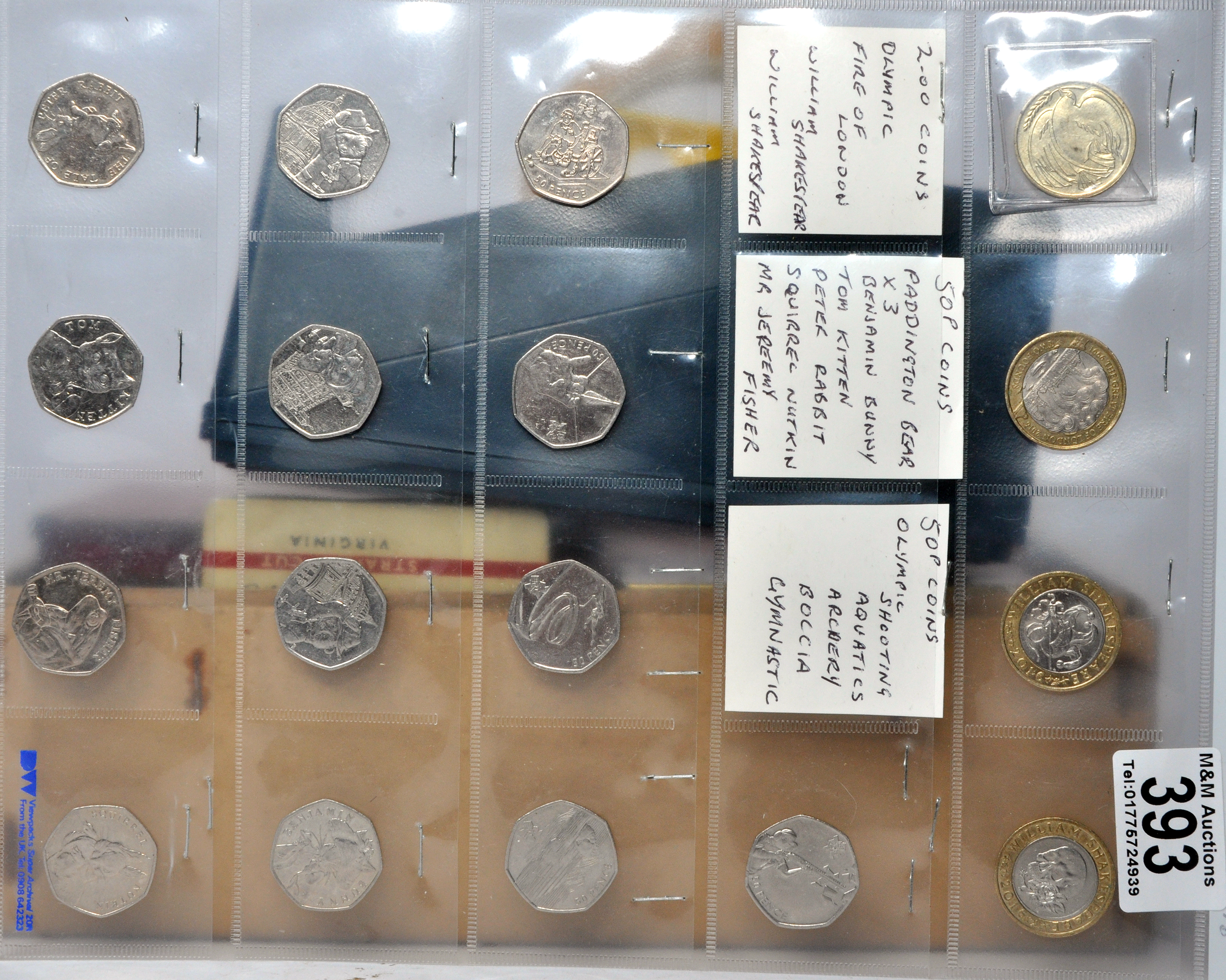 An assortment of harder to find British coins including £2 and 50p issues including Olympics, - Image 2 of 2