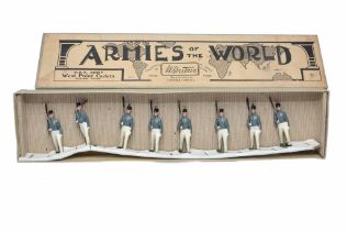 Toy Soldiers / Metal Figures comprising Britains set No. 713a USA Army West Point Cadets.