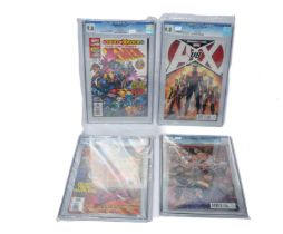 Graded Comic Books comprising of four issues to include; 1)X-Men #43 - Marvel Comics 8/95 - Fabian