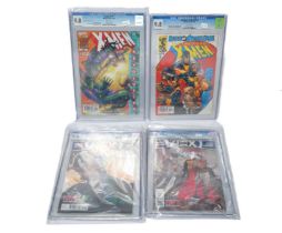 Graded Comic Books comprising of four issues to include; 1)Uncanny X-Men #14 - Marvel Comics 8/