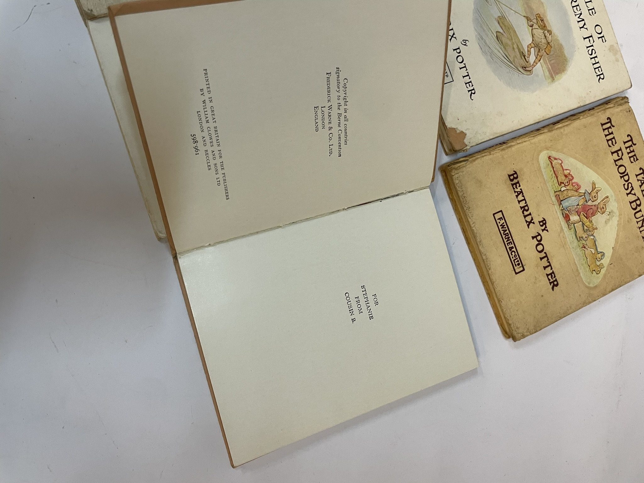 A group of Nine early and well preserved editions of Beatrix Potter Books including a very early - Image 9 of 10