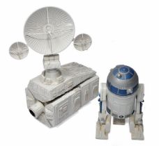 Space Odyssey Scale Model of Atomic City plus model of Star Wars R2-D2.