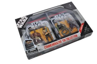 Star Wars Hasbro Commemorative Tin Collection comprising A New Hope Action Figures. Factory Sealed.