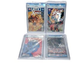 Graded Comic Books comprising of four issues to include; 1)X-treme X-Men #36 - Marvel Comics 2/