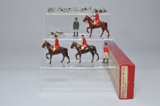 Toy Soldiers / Metal Figures comprising Britains set No. 1446 The Meet. Generally look to be good,