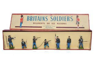 Toy Soldiers / Metal Figures comprising Britains set No. 2059 American Civil War Union Infantry.