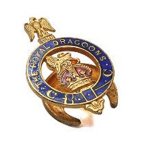 An original Lapel Badge for the 1st Royal Dragoons Regiment. As shown.