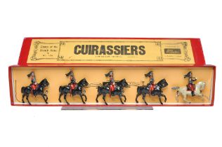 Toy Soldiers / Metal Figures comprising Britains set No. 138 French Cuirassiers. Generally look to