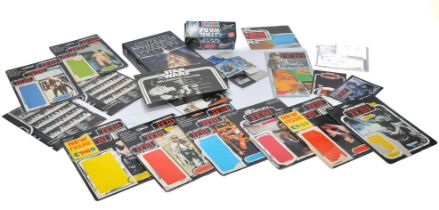 Star Wars comprising a selection of original ROTJ Action Figure Header Cards in addition to leaflets
