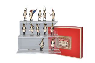 Toy Soldiers / Metal Figures comprising CBG Napoleonic Soldiers. Fair to good, in box. AS shown.