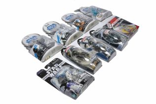 Star Wars comprising a group of more recent carded action figure issues including Legacy series,