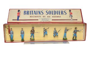 Toy Soldiers / Metal Figures comprising Britains set No. 2060 American Civil War Confederate