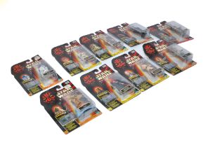 Star Wars comprising a group of factory sealed carded figures (Hasbro) from Episode 1 - Phantom