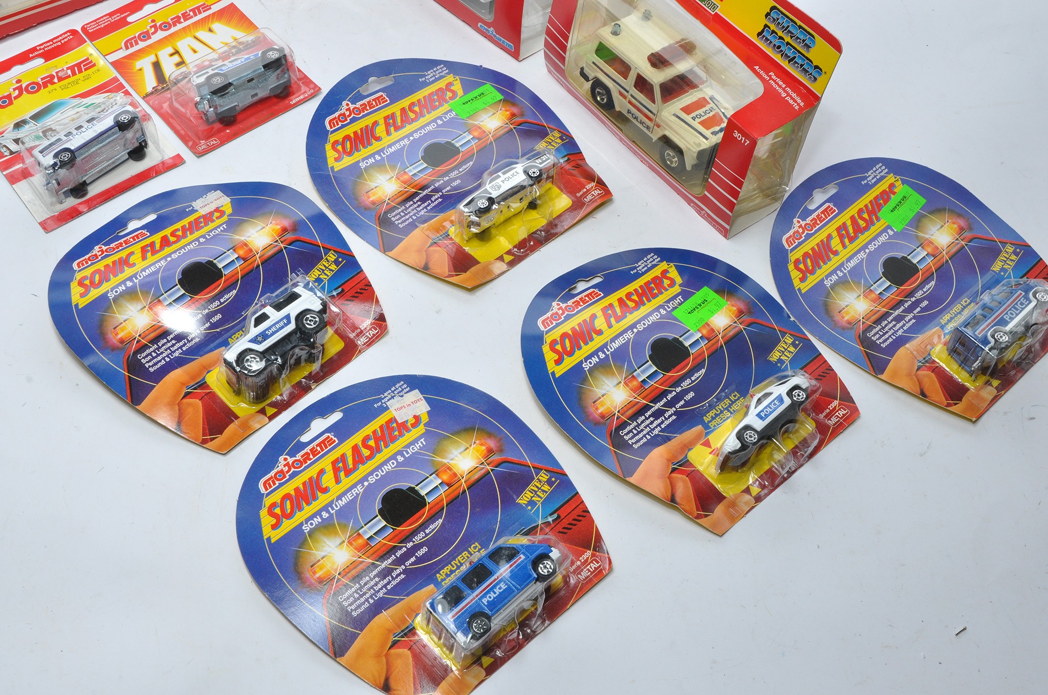 A group of Nine 200 Majorette diecast vehicles, all police themed cars or related issue as shown - Image 2 of 3