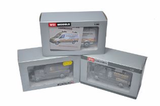 WSI diecast model truck issues comprising trio of Service Vans, 2 x Mercedes Sprinters, 1 x VW