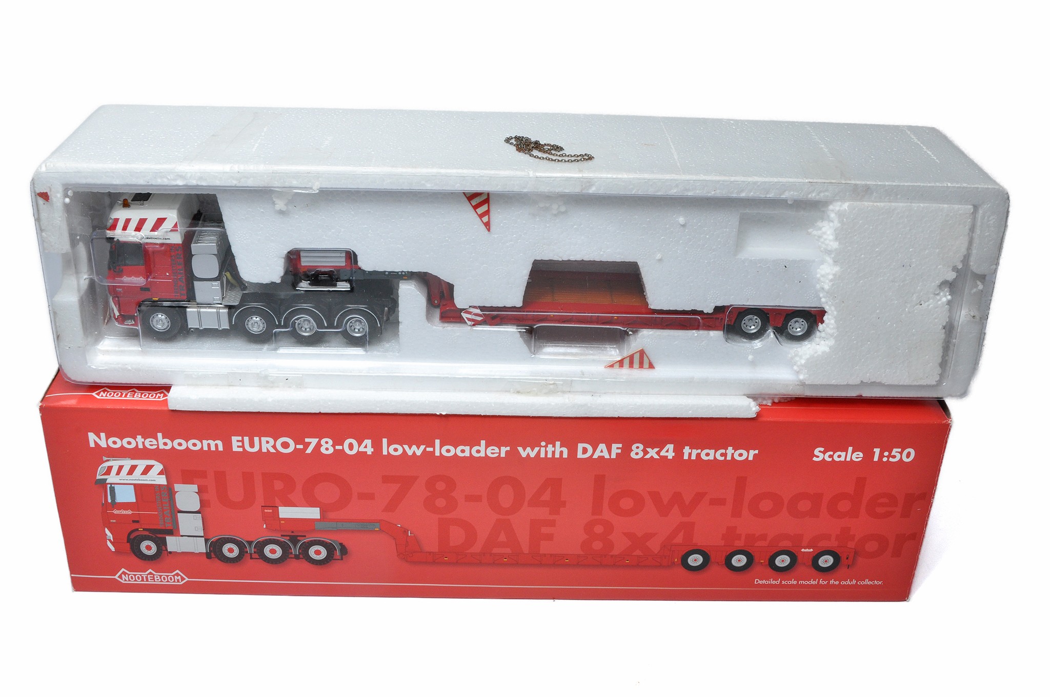 Miniature WSI 1/50 – Nooteboom DAF Transporteur De Moulin à Vent – Jaune – Édition Limitée