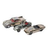 Corgi group of various loose 'gold plated' diecast issues including Trophy models BRM, Studebaker