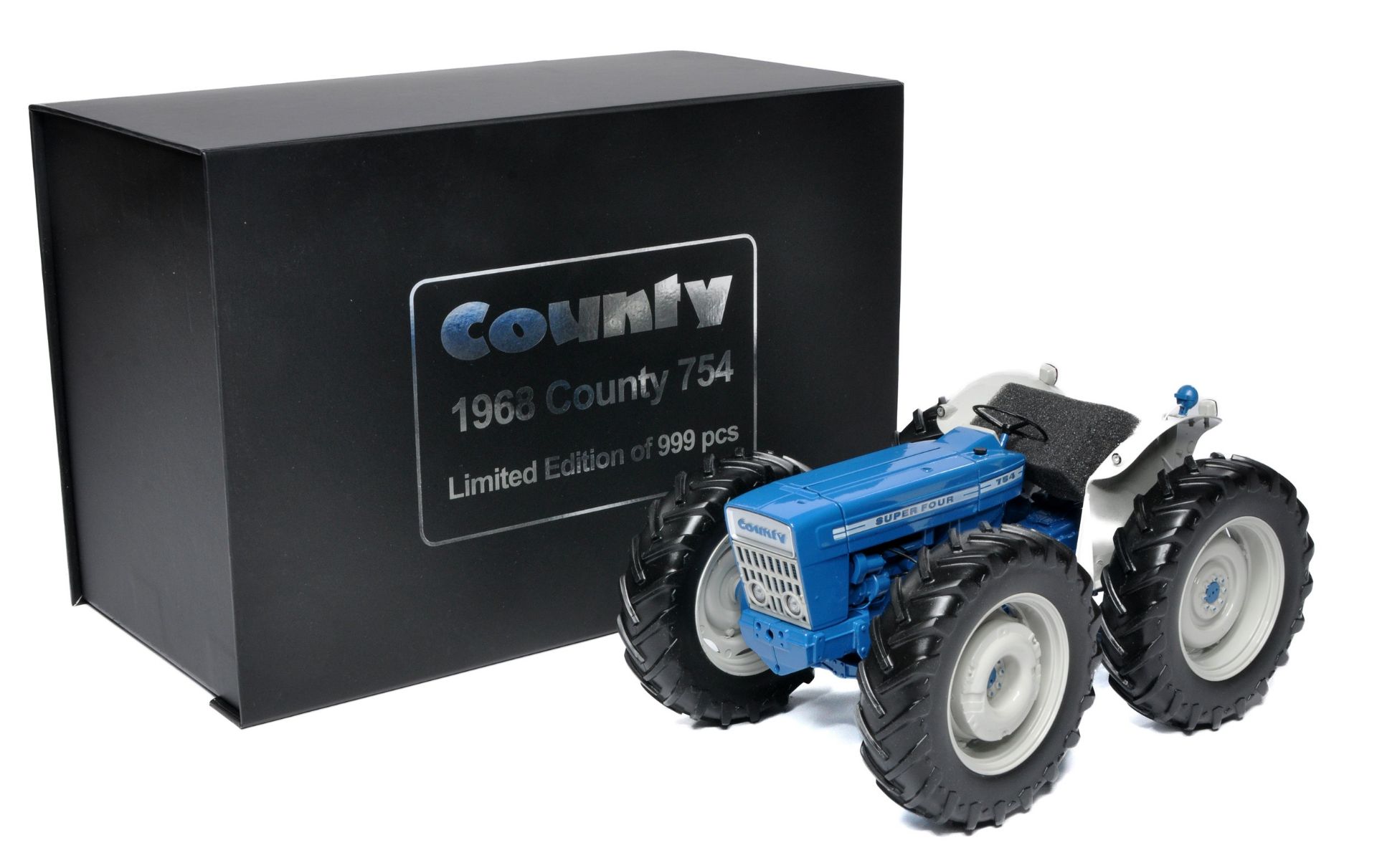 Universal Hobbies 1/16 diecast model farm issue comprising County 754 Super Four Tractor. Special