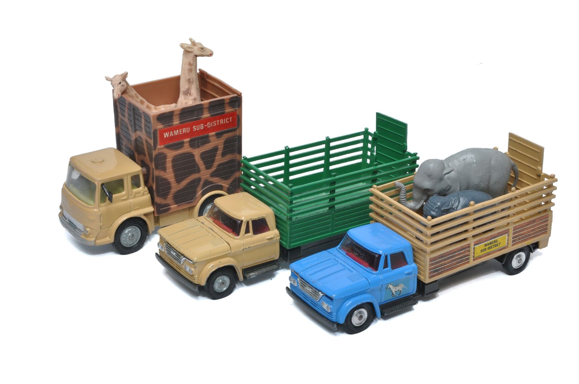 Corgi group of various loose diecast issues including trio of Animal trucks including two from