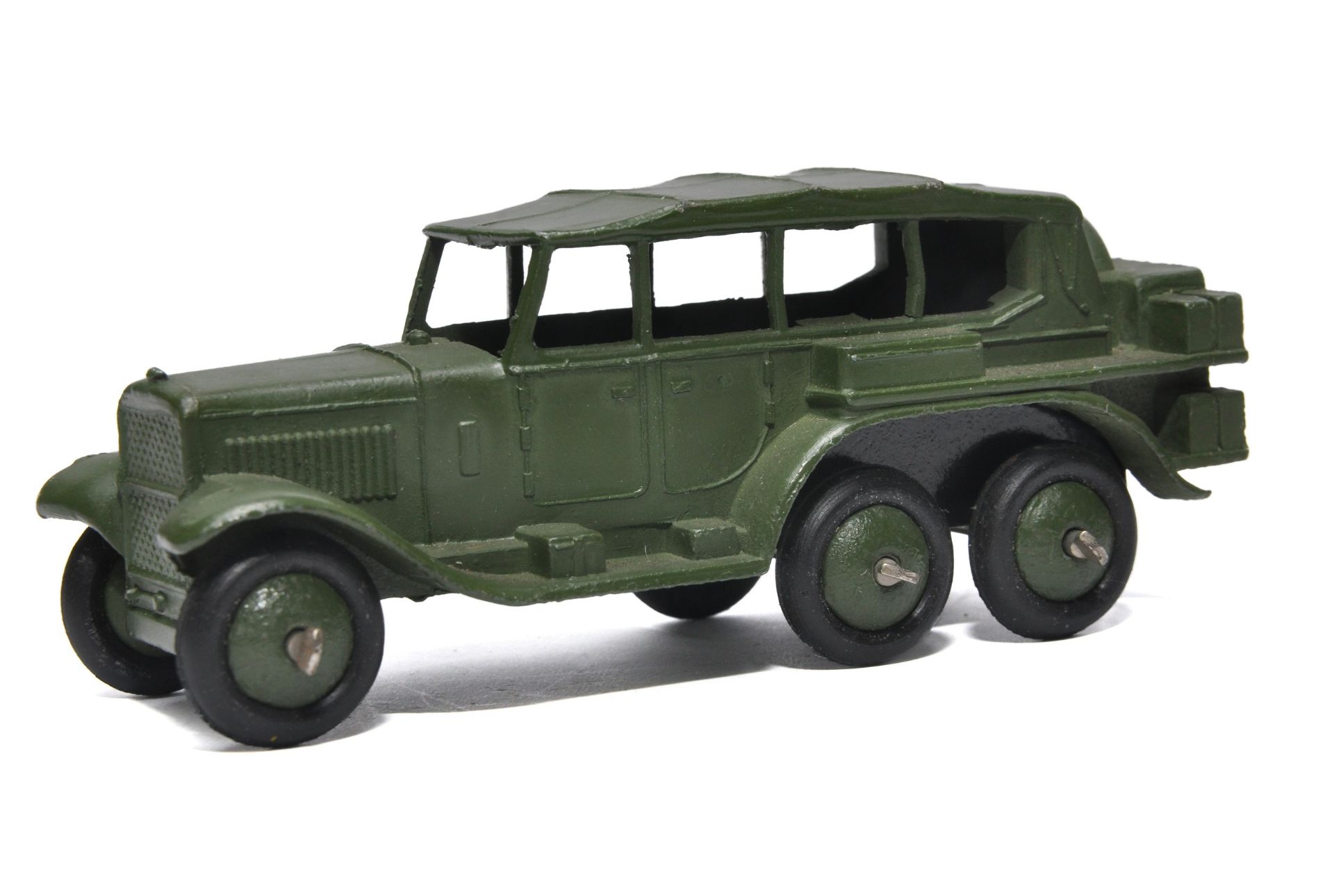 Dinky No. 152B Reconnaissance car. Displays generally excellent, the odd speck, minor mark to base.