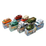 A group of of Eight Matchbox Superfast. Comprising Camper Van, Ford Transit and others as shown.