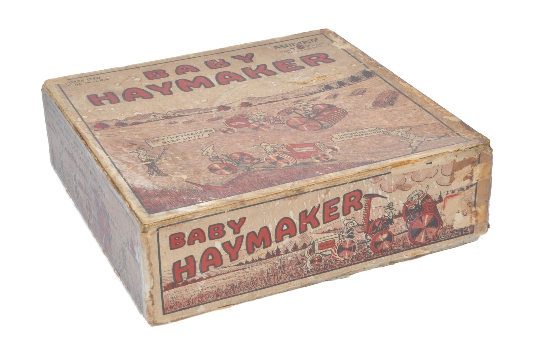 Animate (USA) 1920's Tinplate Baby Haymaker Tractor and Implement Set. Contents display excellent as - Image 3 of 3