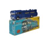 Corgi No. 1126 Ecurie Ecosse Racing Car Transporter. Dark Blue, gold lettering. Spun hubs. Generally