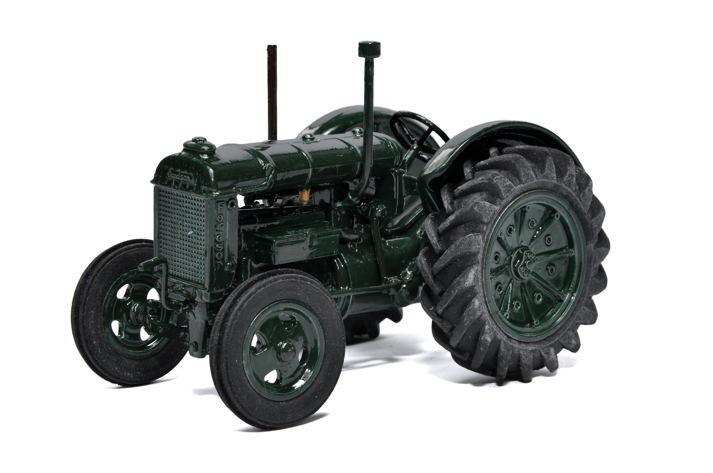 Scaledown Models 1/32 White Metal Farm Model issue comprising Fordson Standard Tractor with rubber