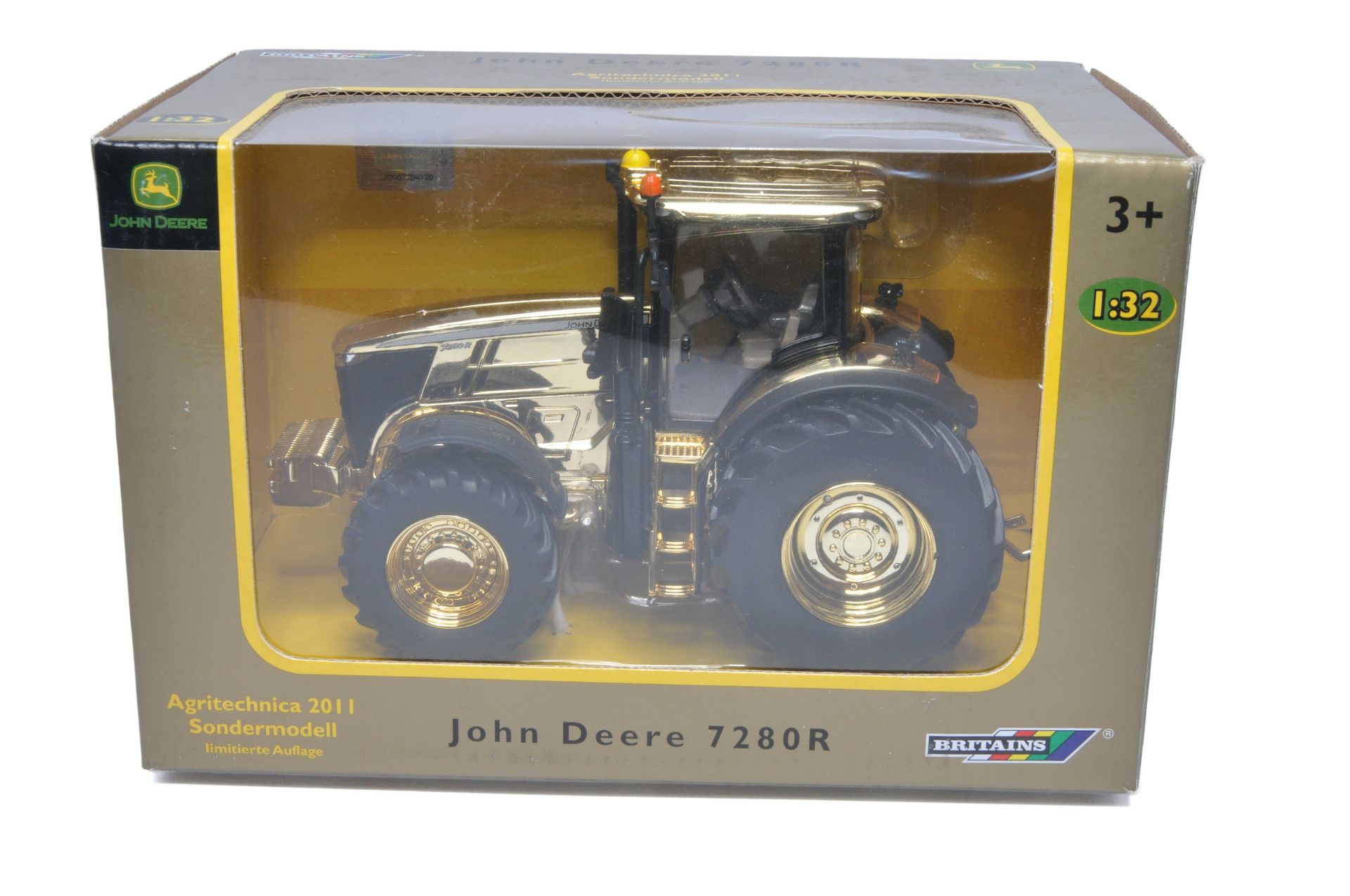 Britains Farm No. 42725 John Deere 7280R Tractor. Special Gold Edition for Agritechnica 2011.