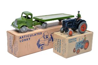 Britains Liliput No. LV/604 Fordson Major E27N Tractor plus Articulated Lorry. Tractor is