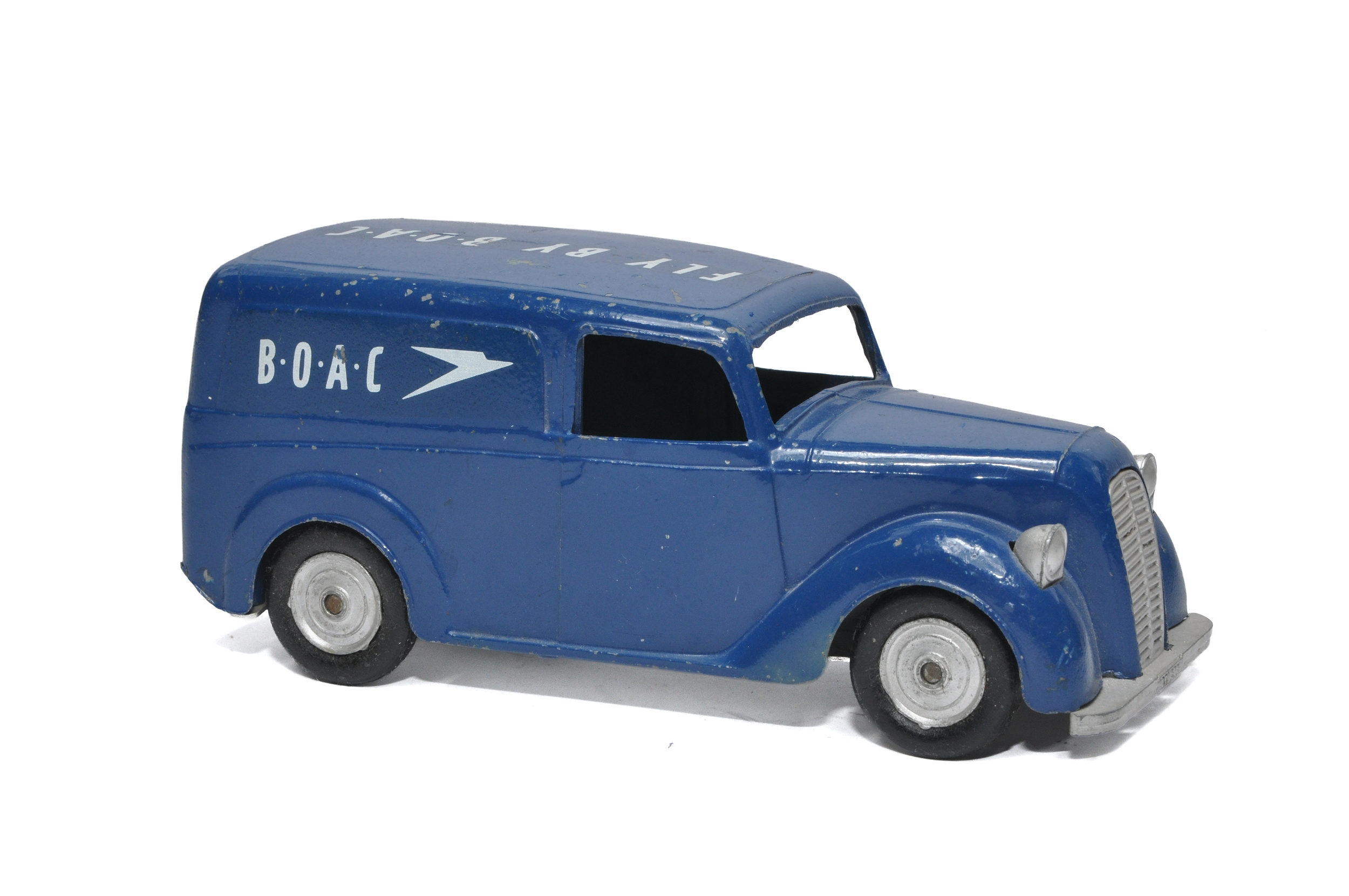 Mettoy Castoys BOAC Delivery Van. Blue with BOAC decals. Generally good with some signs of age - Image 3 of 3