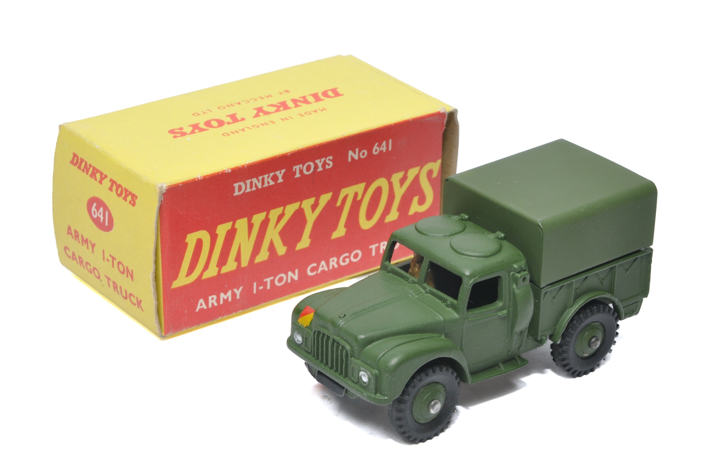 Dinky No. 641 1-Ton Army Truck. Displays excellent with little sign of wear. In very good to